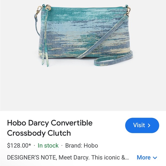 HOBO Handbags - NWOT Hobo Darcy clutch/crossbody